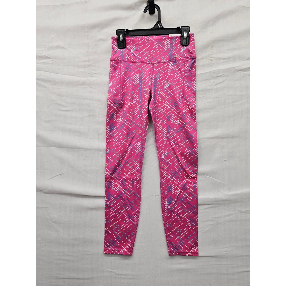 Member's‎ Mark Girls Active Leggings Pink Polyester Blend Athletic Size Medium